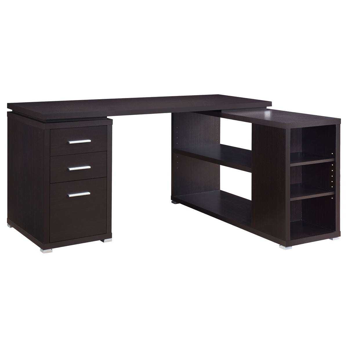 Yvette L-shape Office Desk - Desk - Half Price Furniture