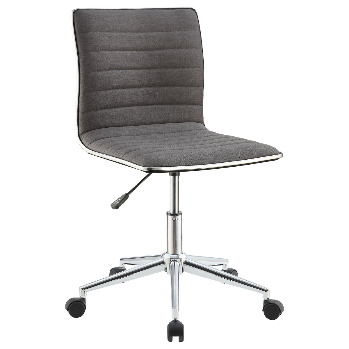 Chryses Adjustable Height Office Chair Grey and Chrome Half Price Furniture
