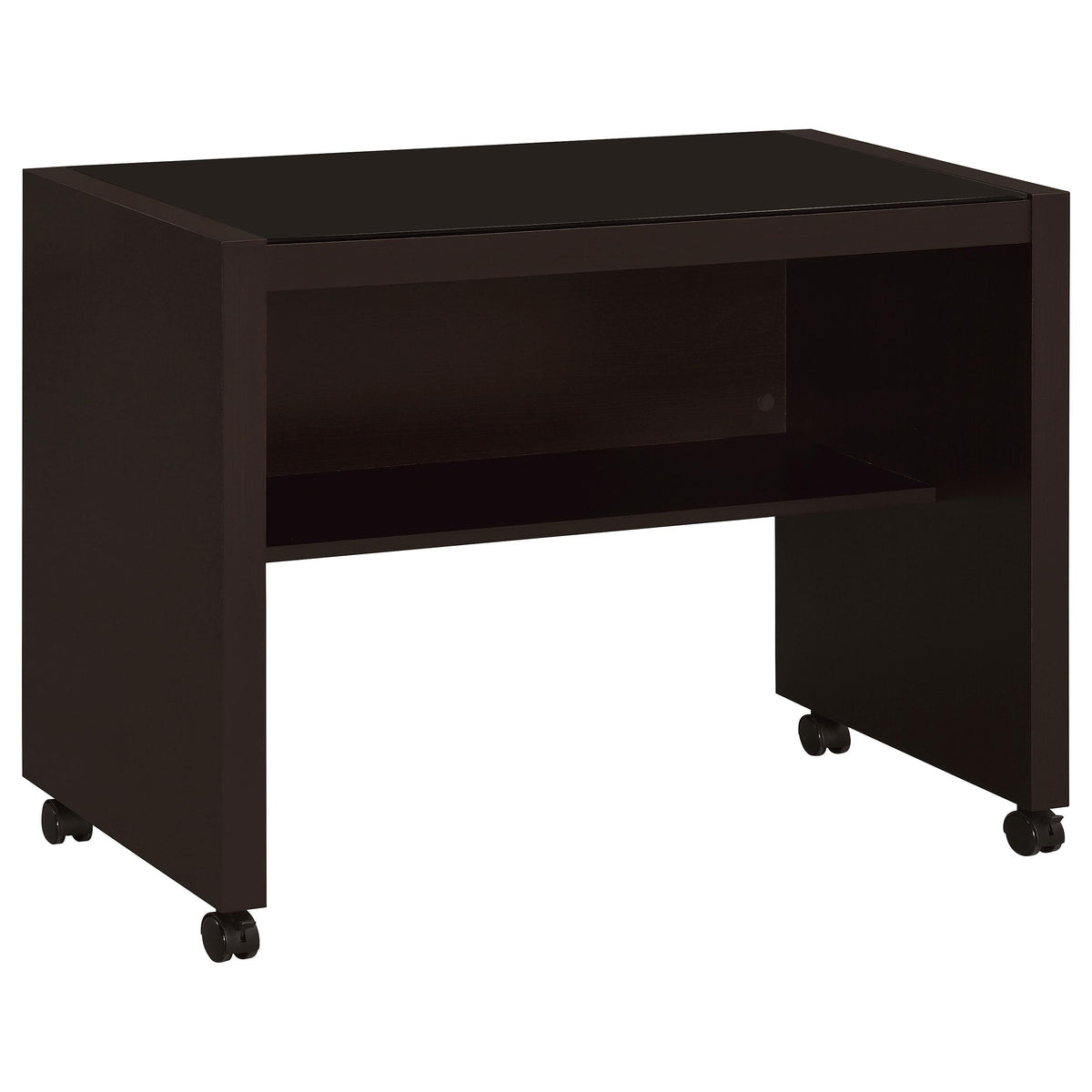 Skeena Mobile Return with Casters Cappuccino Skeena Mobile Return with Casters Cappuccino Half Price Furniture