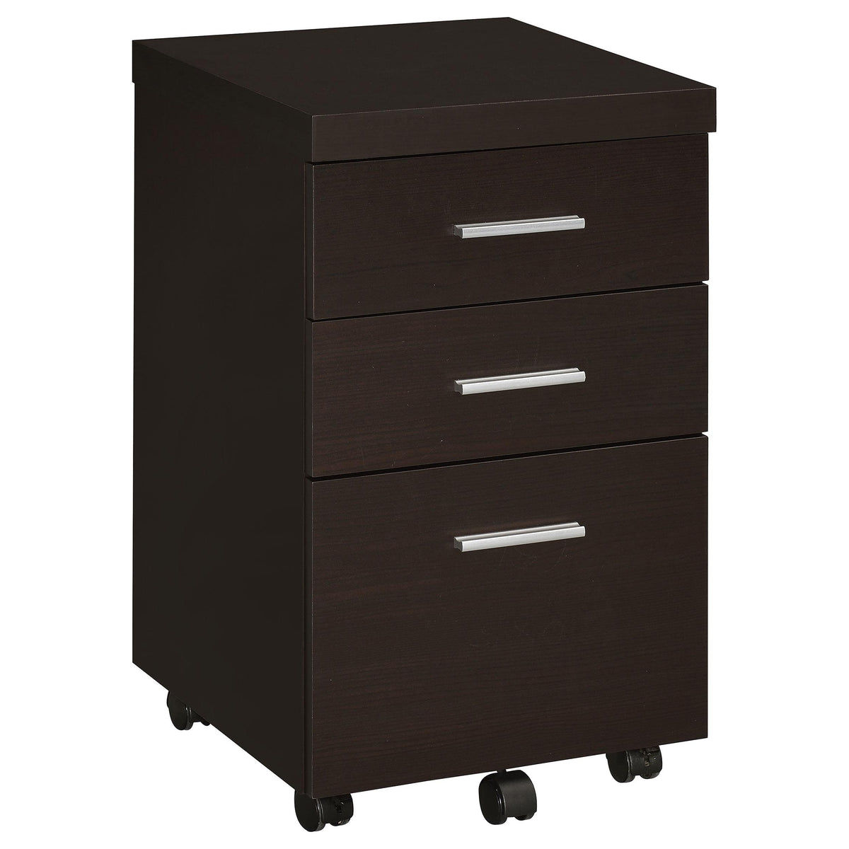 Skeena 3-drawer Mobile Storage Cabinet Cappuccino Half Price Furniture