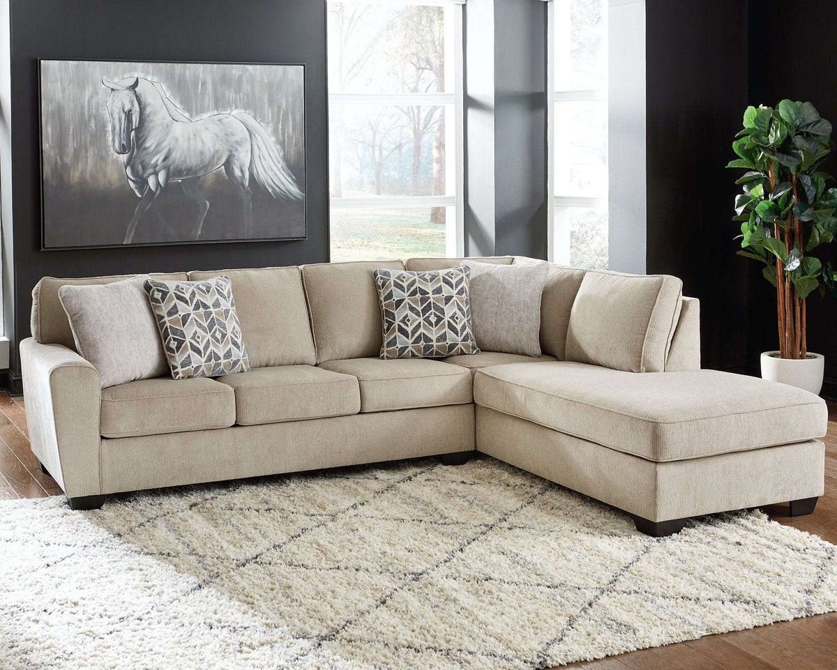 Decelle 2-Piece Sectional with Chaise Half Price Furniture