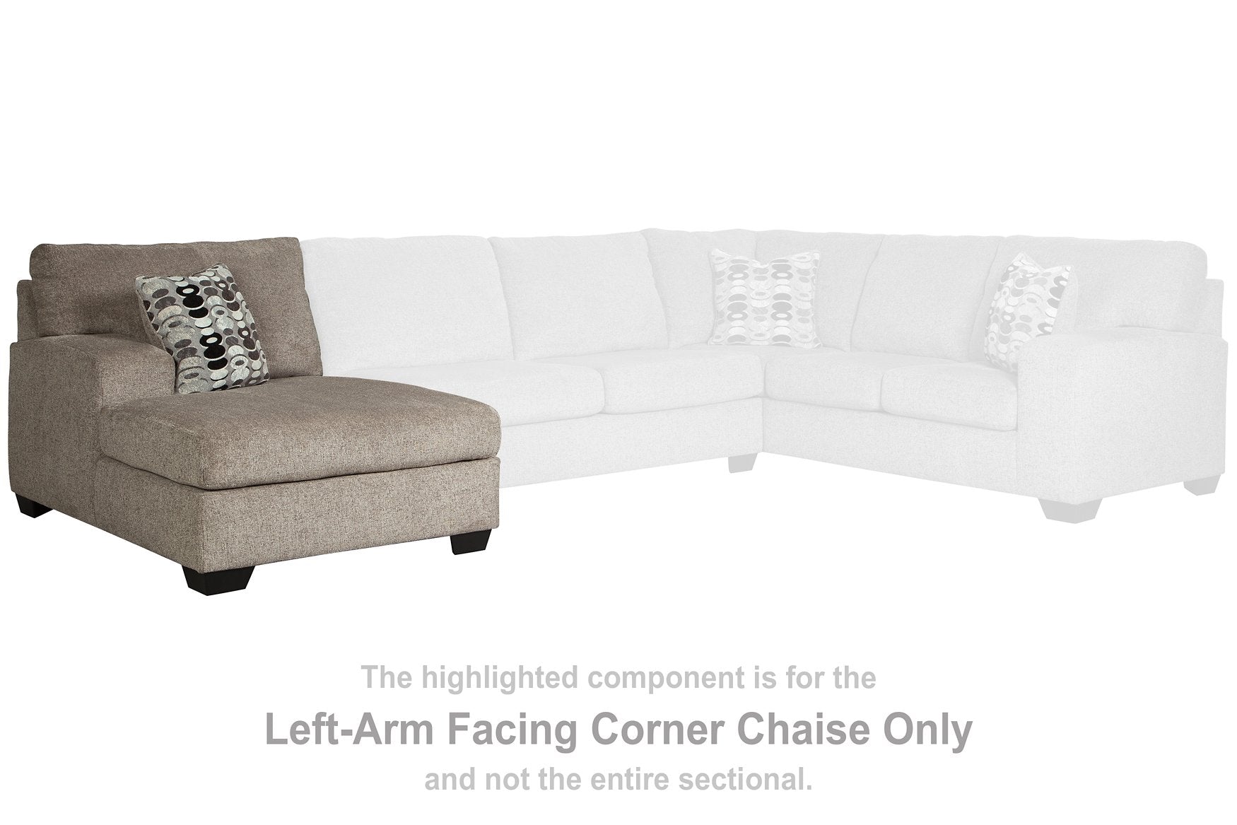 Ballinasloe 3-Piece Sectional with Chaise - Sectional - Half Price Furniture