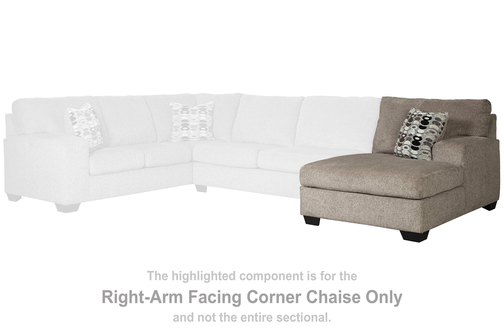 Ballinasloe 3-Piece Sectional with Chaise - Sectional - Half Price Furniture