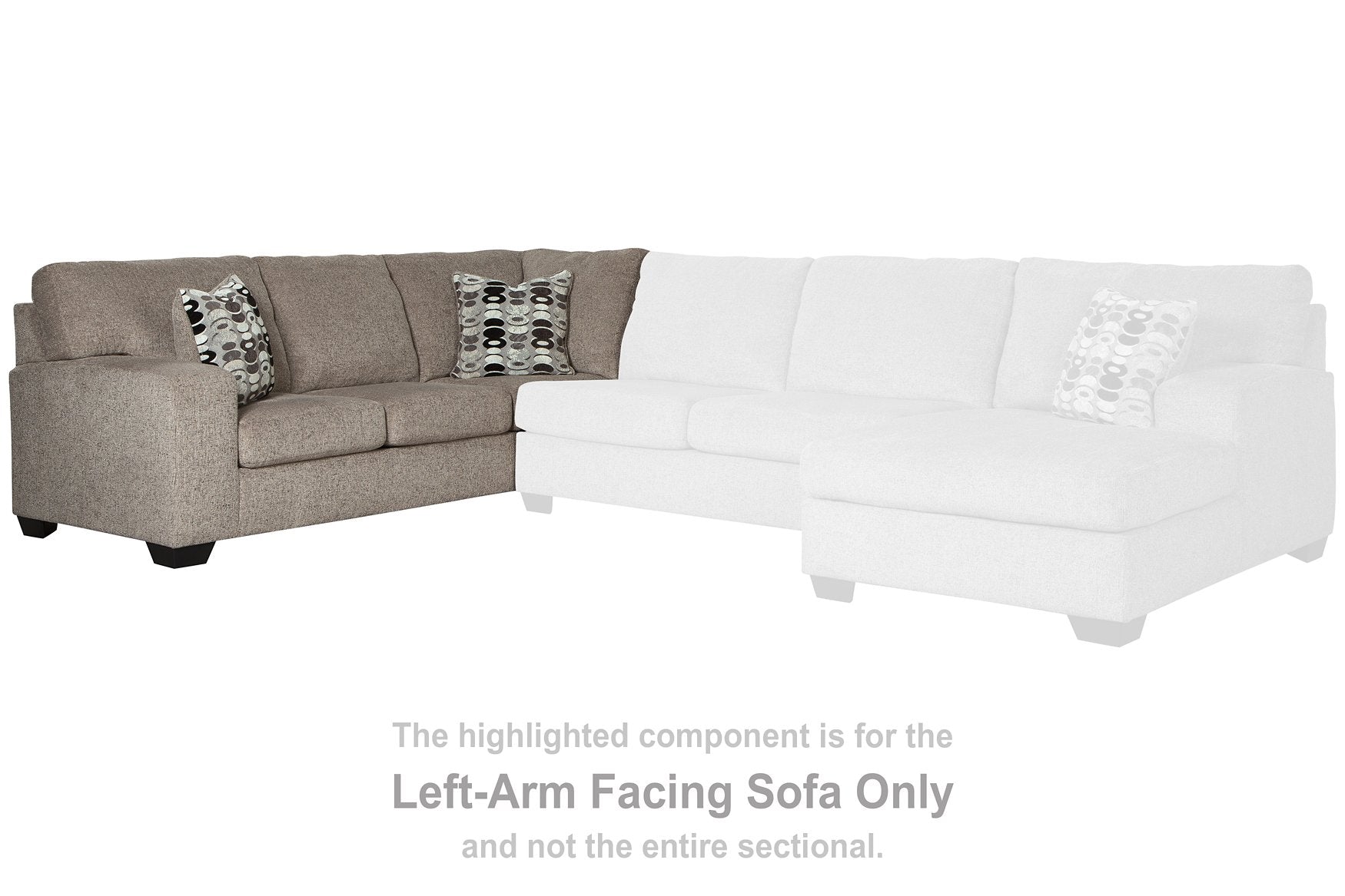 Ballinasloe 3-Piece Sectional with Chaise - Sectional - Half Price Furniture