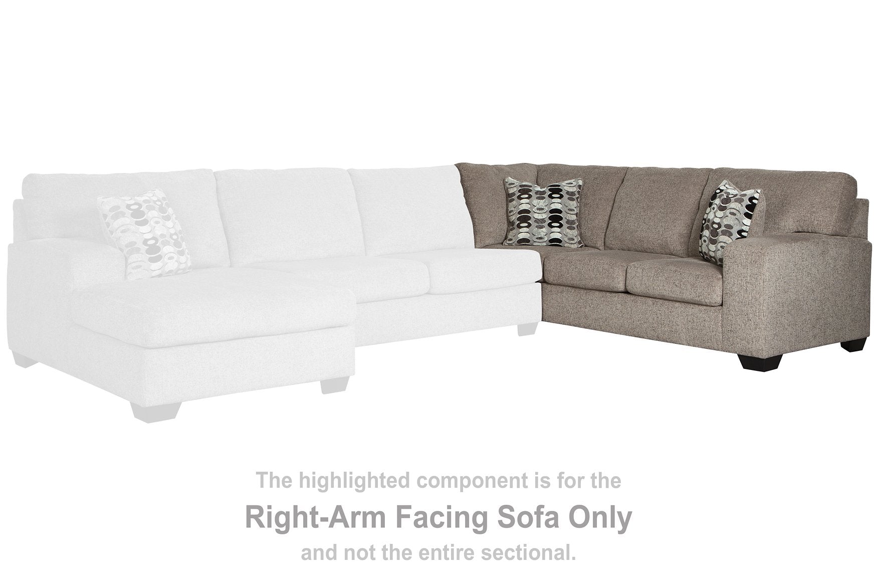 Ballinasloe 3-Piece Sectional with Chaise - Sectional - Half Price Furniture