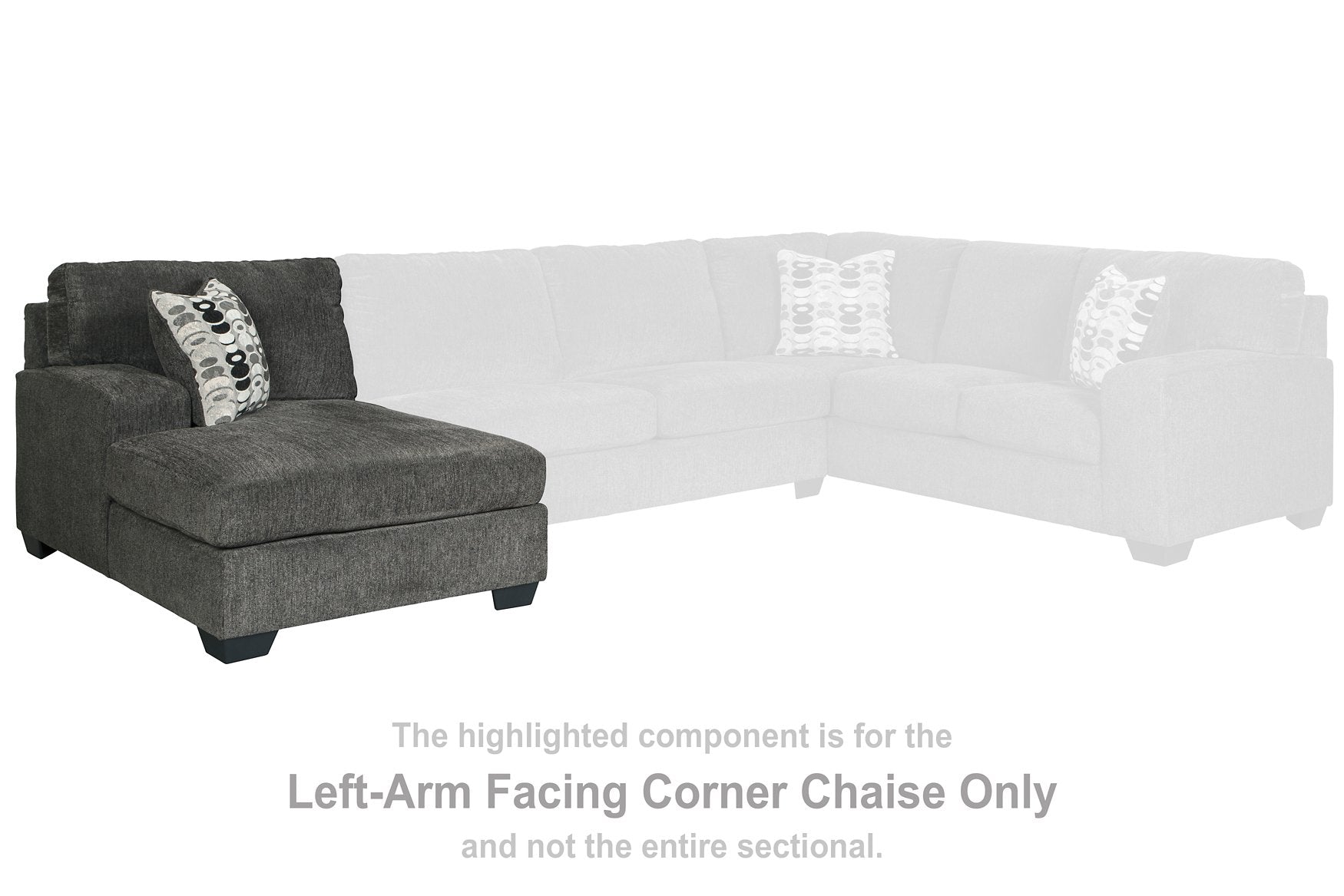 Ballinasloe 3-Piece Sectional with Chaise - Sectional - Half Price Furniture