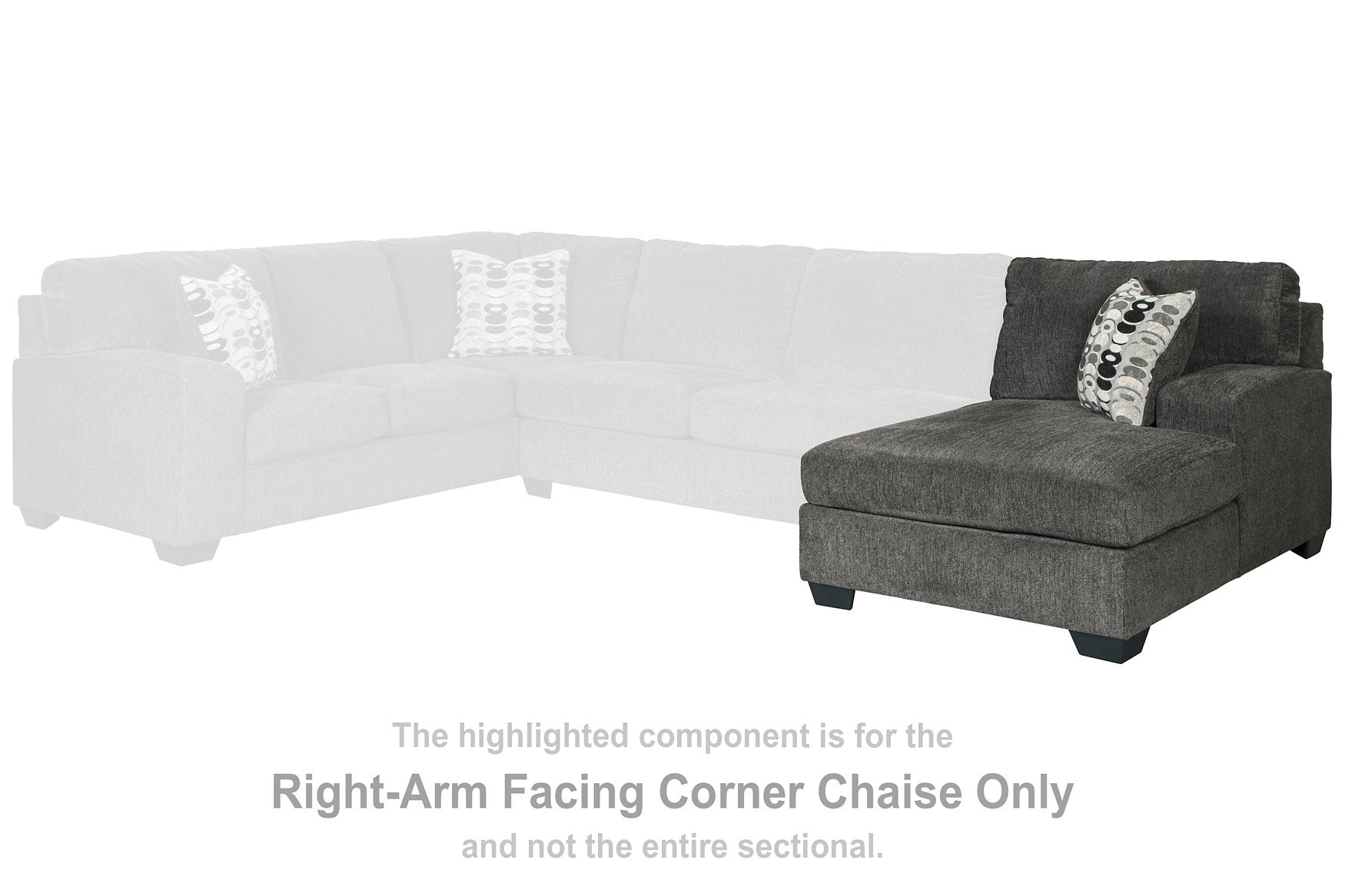 Ballinasloe 3-Piece Sectional with Chaise - Sectional - Half Price Furniture