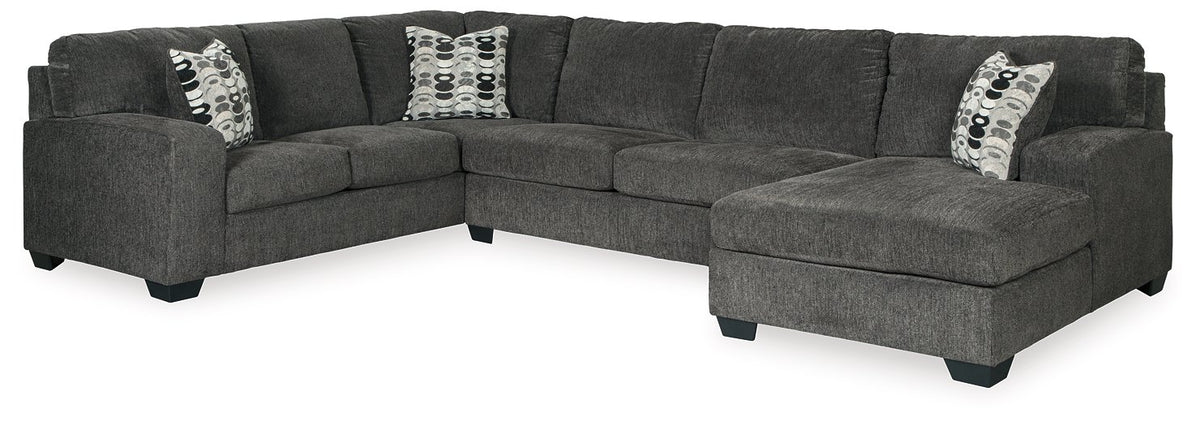 Ballinasloe 3-Piece Sectional with Chaise  Las Vegas Furniture Stores