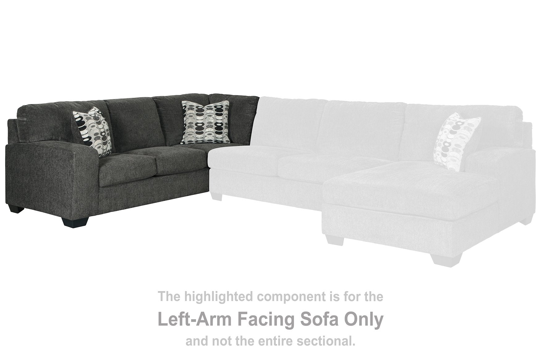 Ballinasloe 3-Piece Sectional with Chaise - Sectional - Half Price Furniture