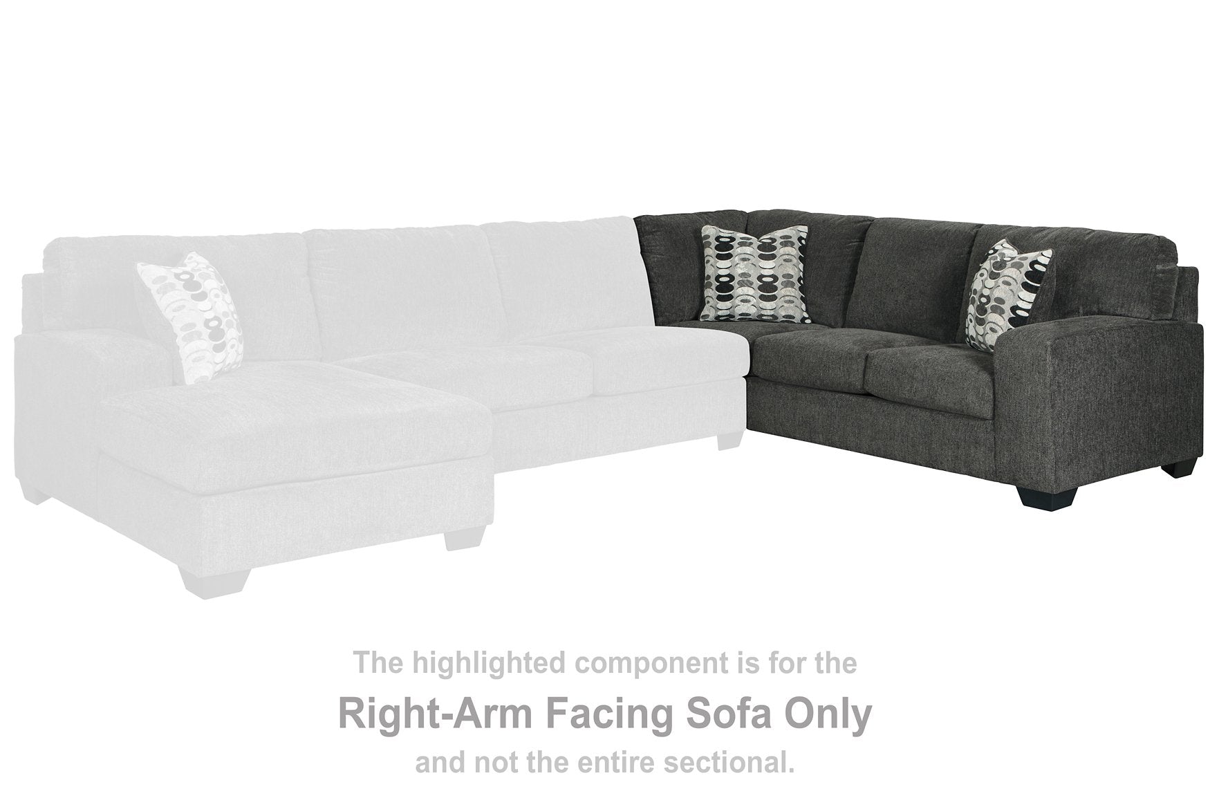 Ballinasloe 3-Piece Sectional with Chaise - Sectional - Half Price Furniture