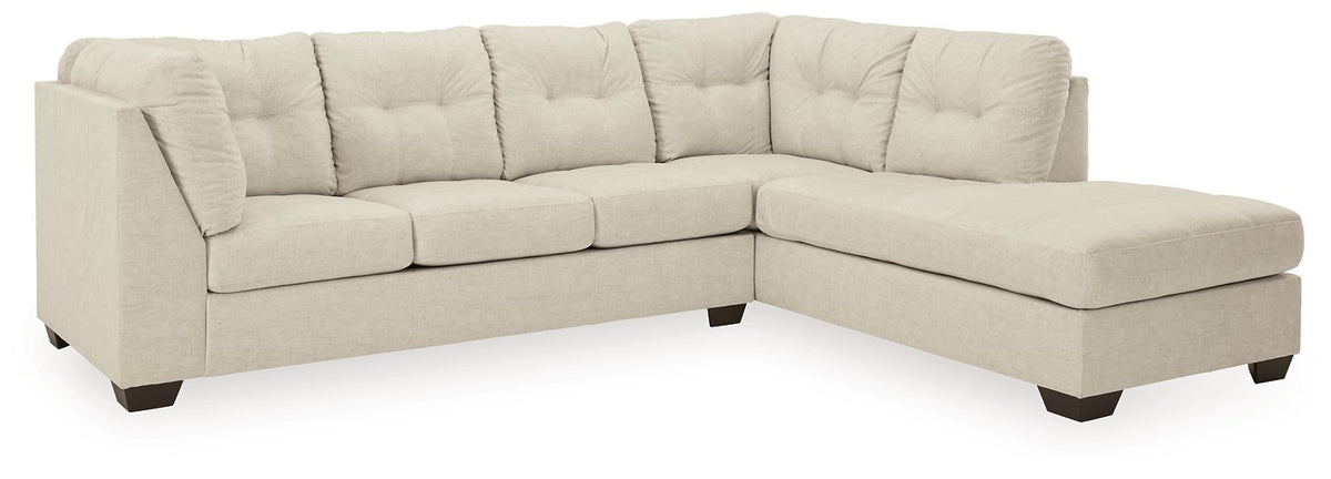 Falkirk 2-Piece Sectional with Chaise Half Price Furniture