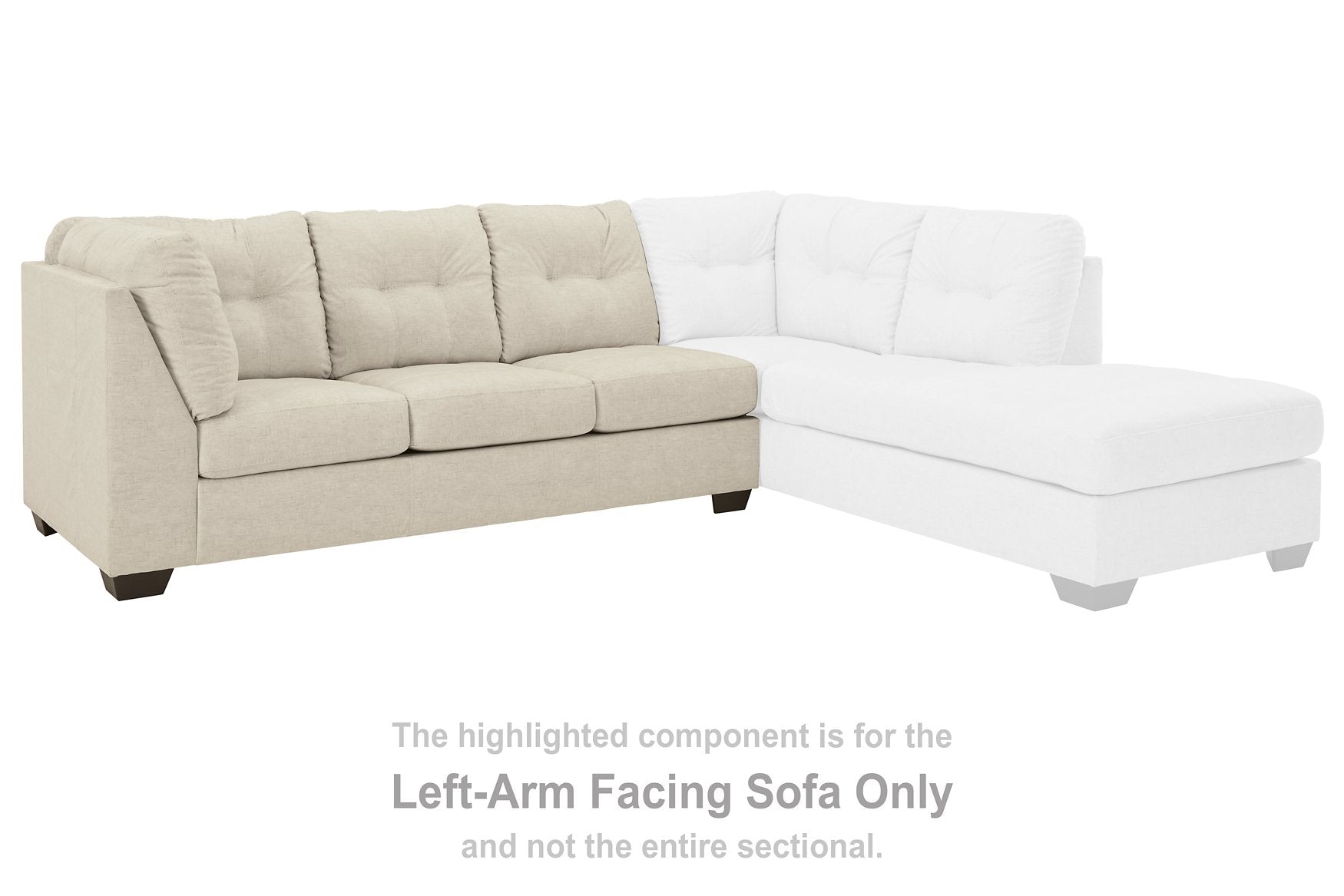 Falkirk 2-Piece Sectional with Chaise - Sectional - Half Price Furniture