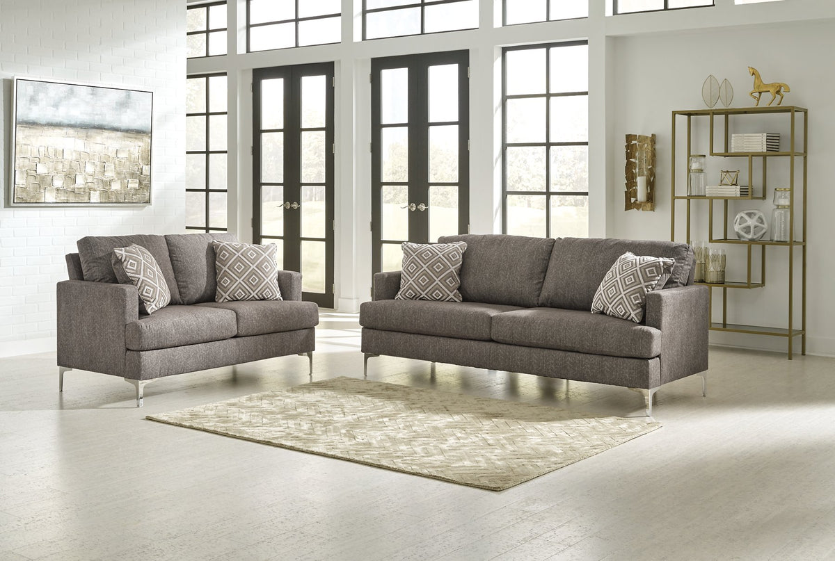 Arcola Sofa & Loveseat Living Room Set - Living Room Set - Half Price Furniture