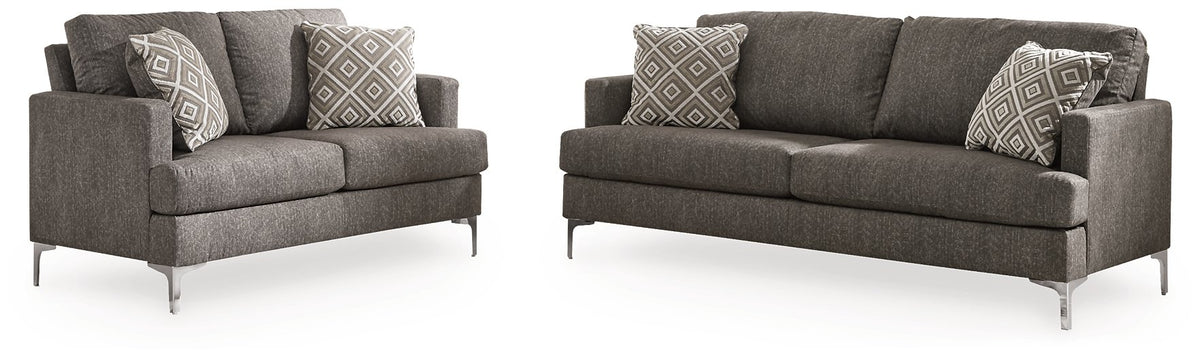 Arcola Sofa & Loveseat Living Room Set Half Price Furniture