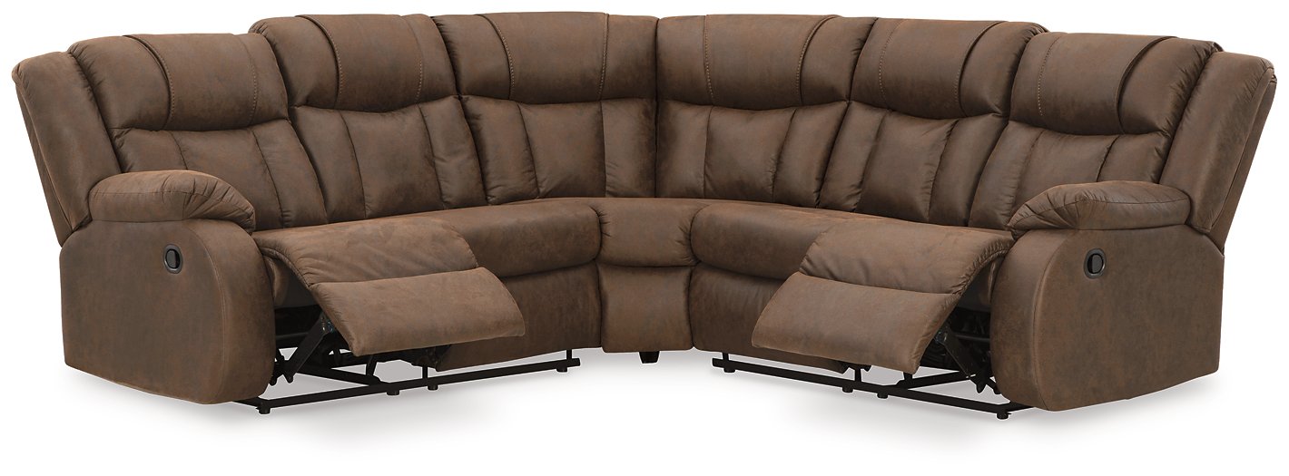 Trail Boys 2-Piece Reclining Sectional - Half Price Furniture