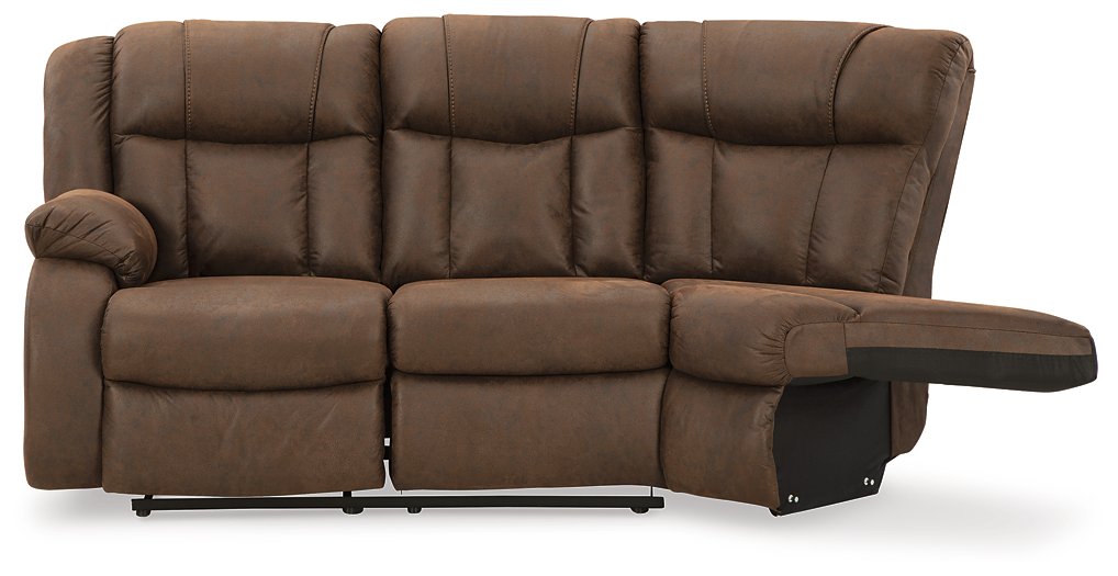 Trail Boys 2-Piece Reclining Sectional - Half Price Furniture