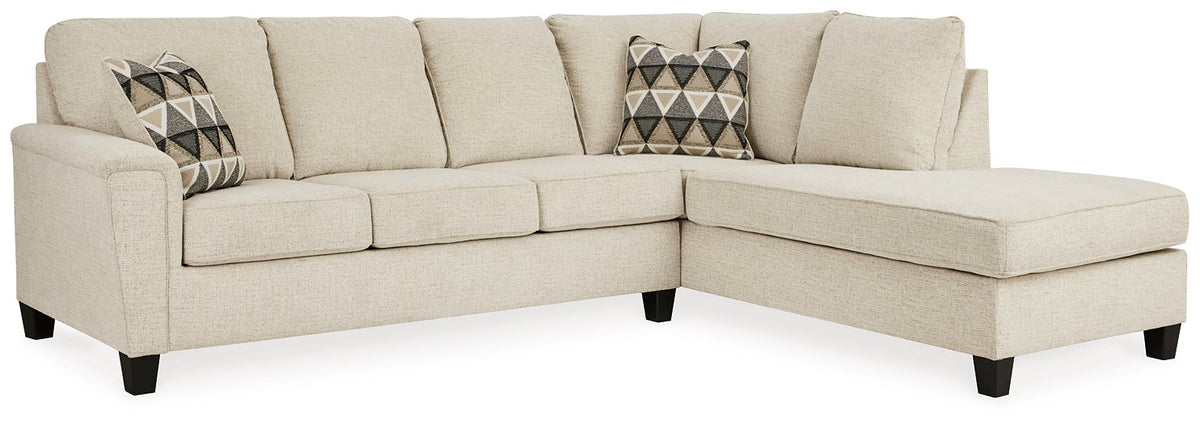 Abinger 2-Piece Sleeper Sectional with Chaise Half Price Furniture