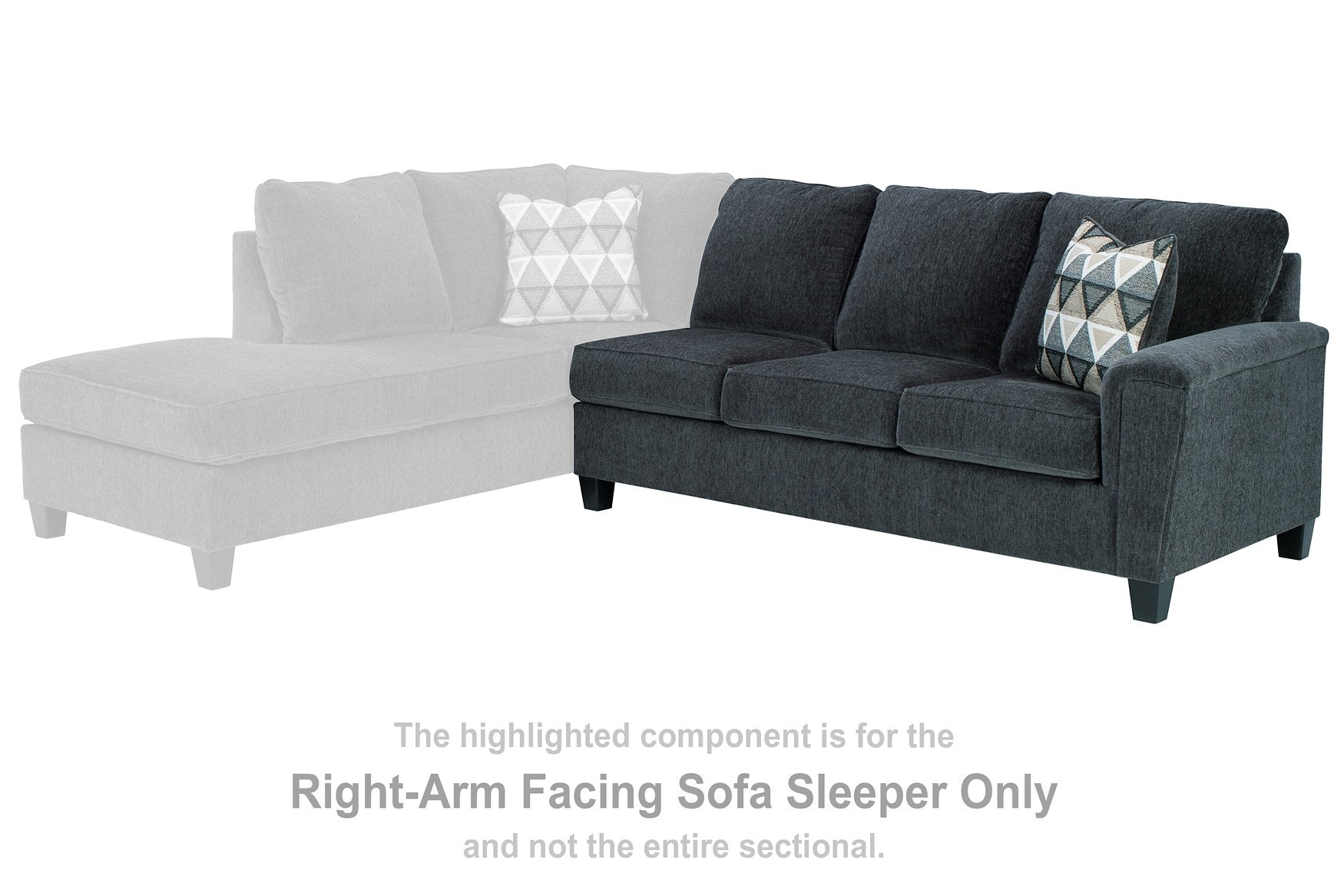 Abinger 2-Piece Sleeper Sectional with Chaise Abinger 2-Piece Sleeper Sectional with Chaise Half Price Furniture