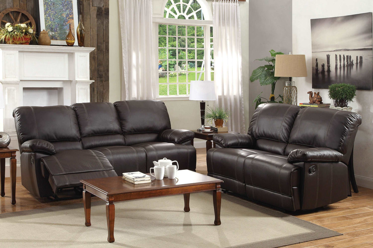 2 Pc. Reclining sofa and Loveseat Cassville Collection Half Price Furniture