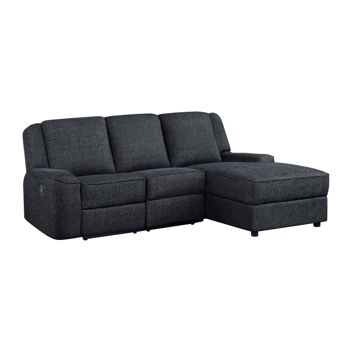 Monterey 2-Piece Reclining Sectional with Right Chaise - view 2
