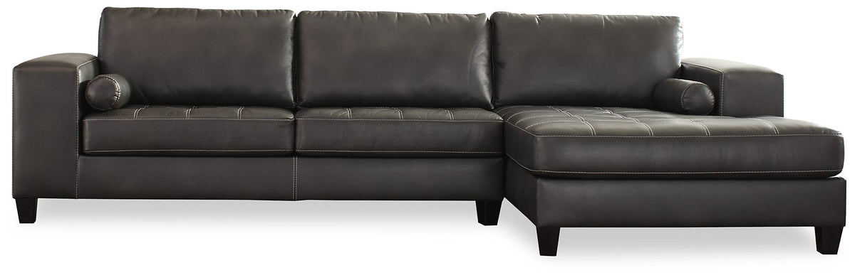 Nokomis 2-Piece Sectional with Chaise  Half Price Furniture