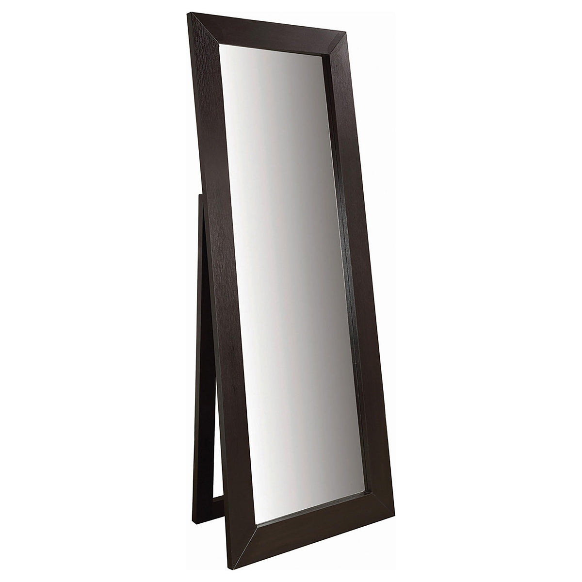 Toga Rectangular Floor Mirror Cappuccino Half Price Furniture
