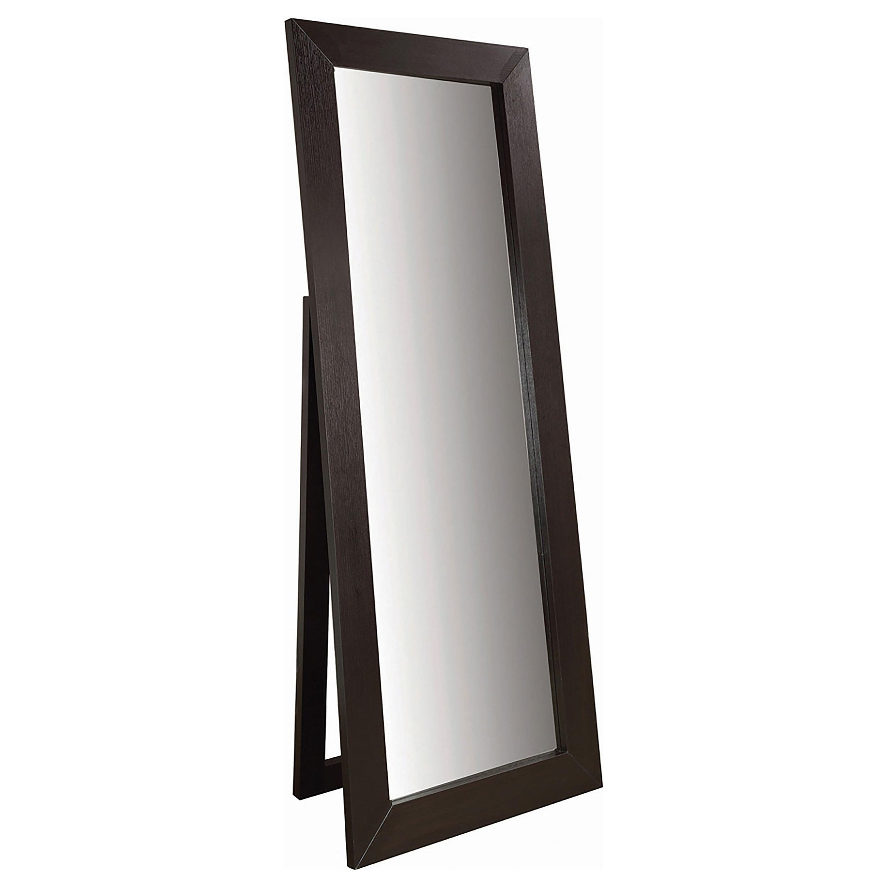 Toga Rectangular Floor Mirror Cappuccino Half Price Furniture