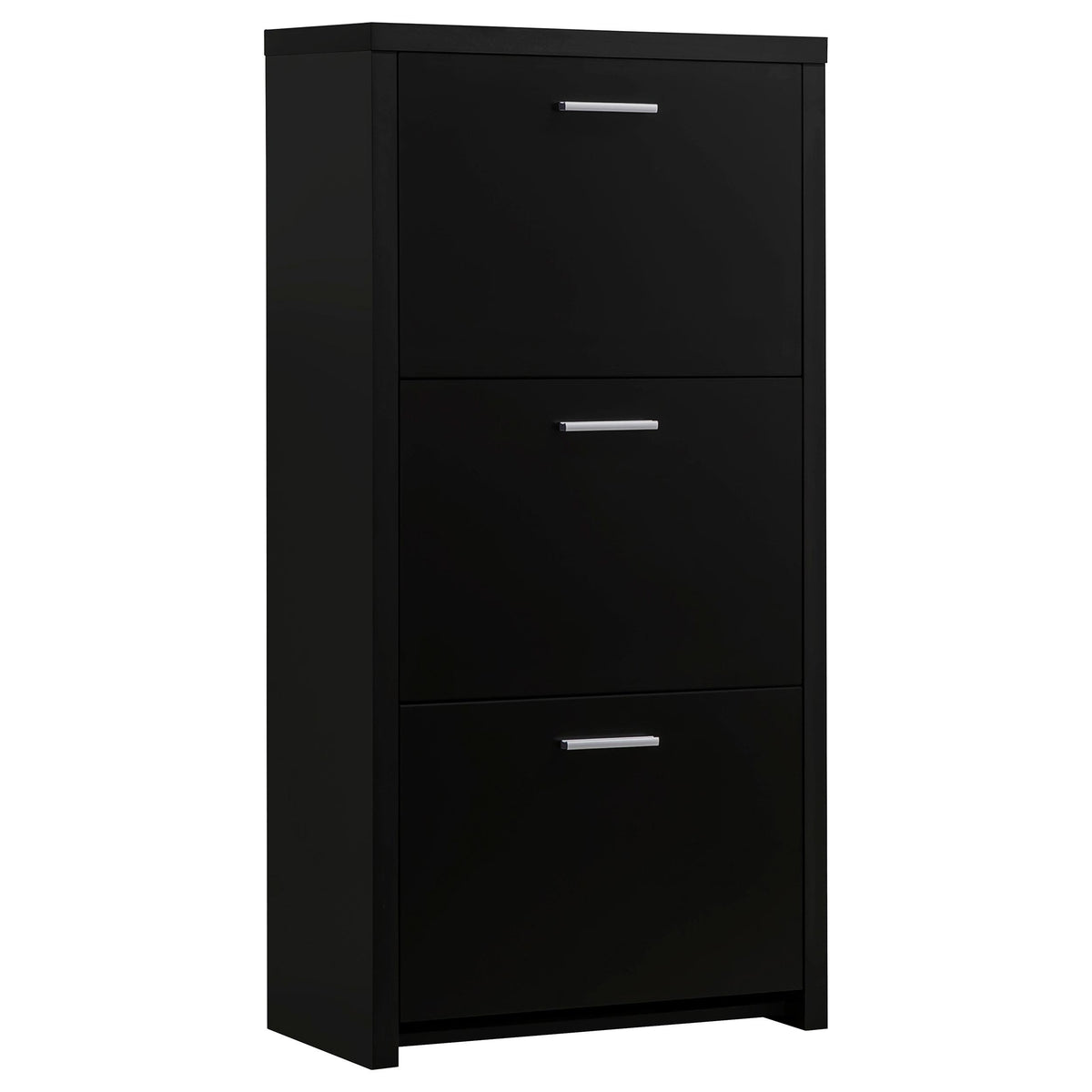 Vivian 3-drawer Shoe Cabinet Black Vivian 3-drawer Shoe Cabinet Black Half Price Furniture