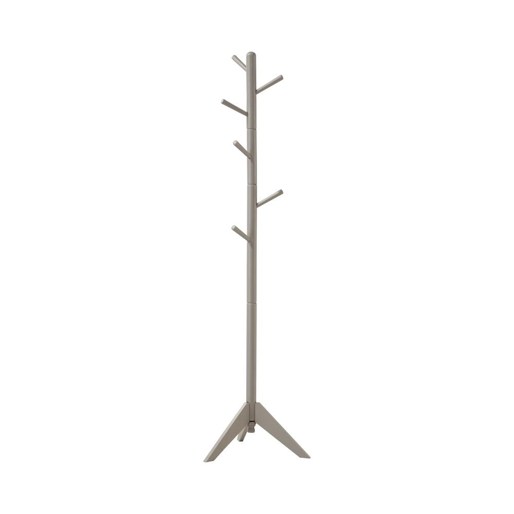 Devlin Coat Rack with 6 Hooks Grey Half Price Furniture