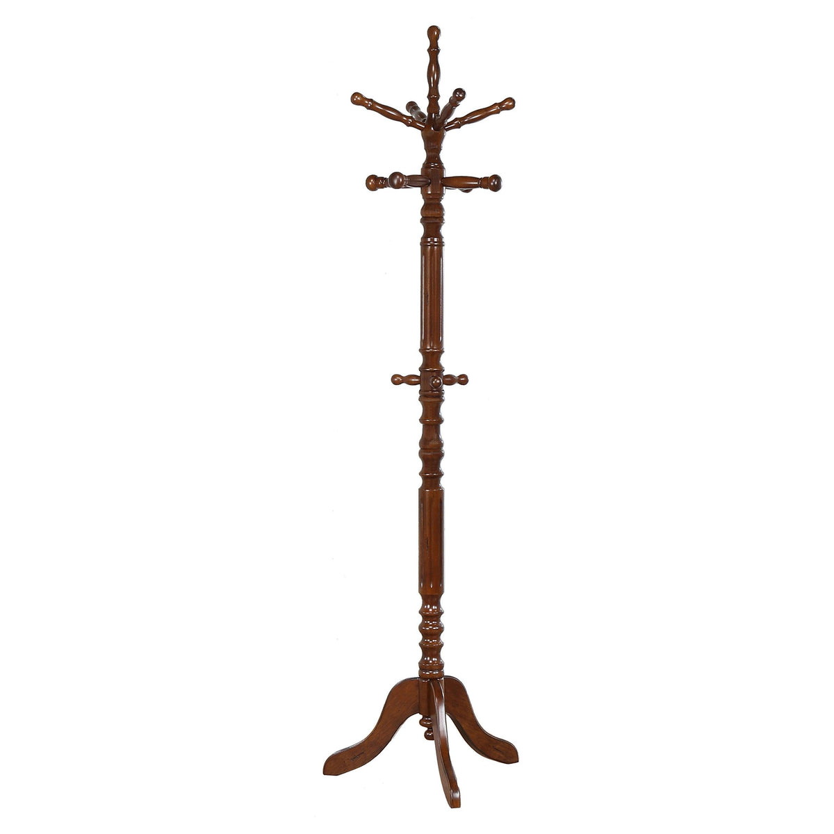 Achelle Coat Rack with 11 Hooks Tobacco Half Price Furniture