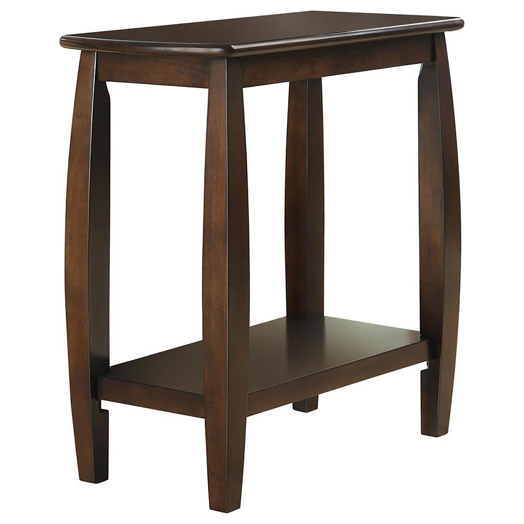 Raphael 1-shelf Chairside Table Cappuccino Half Price Furniture