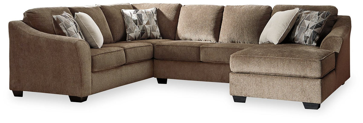 Graftin 3-Piece Sectional with Chaise  Las Vegas Furniture Stores