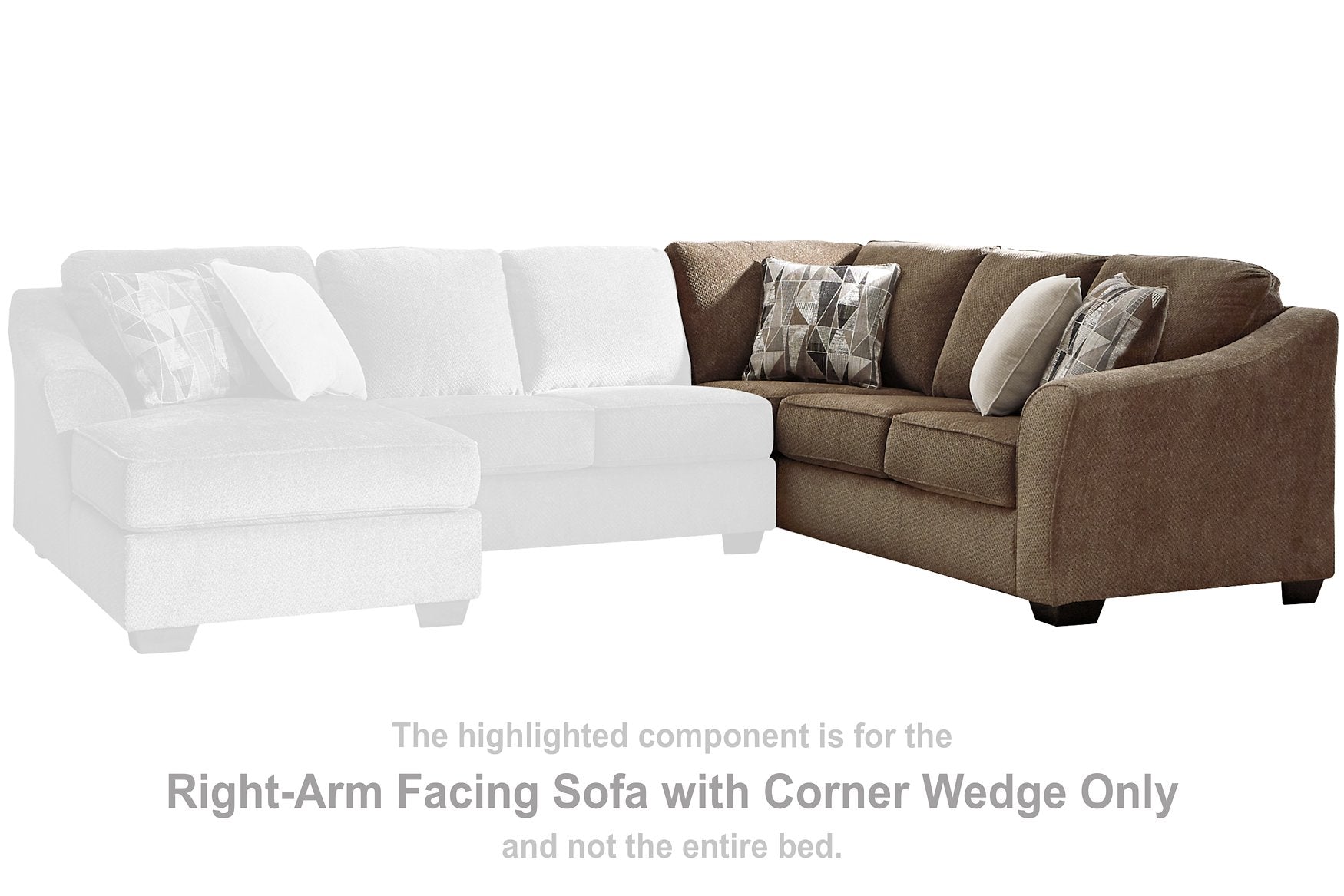 Graftin 3-Piece Sectional with Chaise - Half Price Furniture