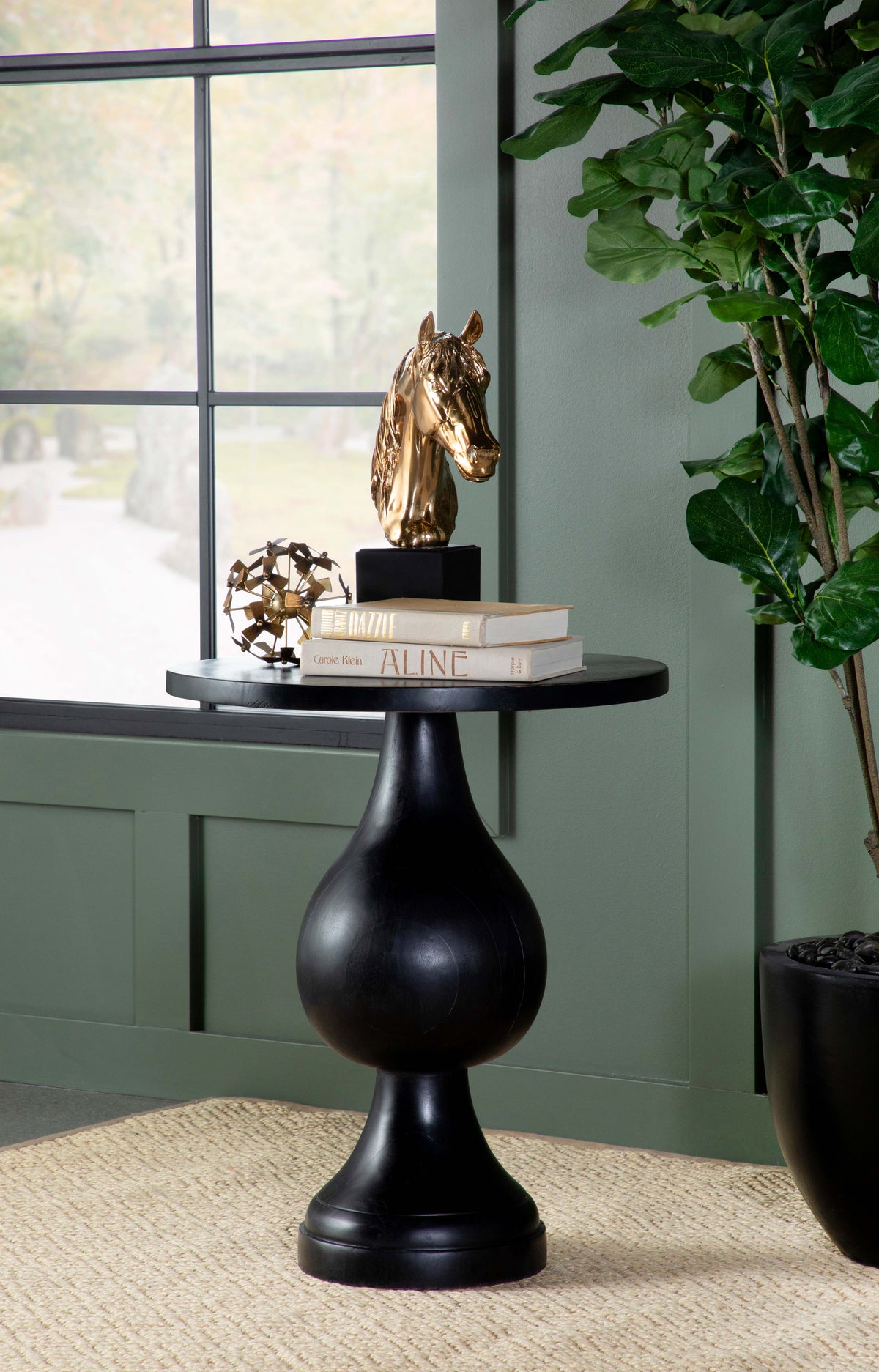 Dianella Round Pedestal Accent Table - Half Price Furniture