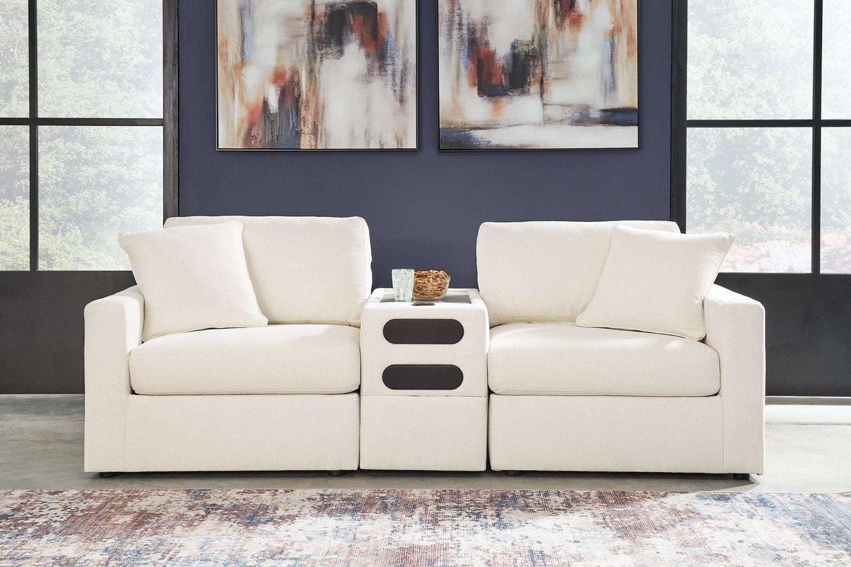 Modmax Sectional Loveseat with Audio System Half Price Furniture