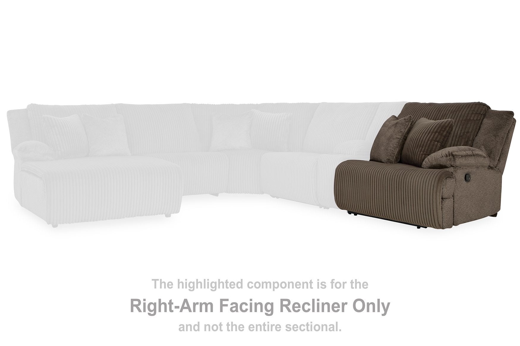 Top Tier Reclining Sectional Sofa with Chaise - Half Price Furniture