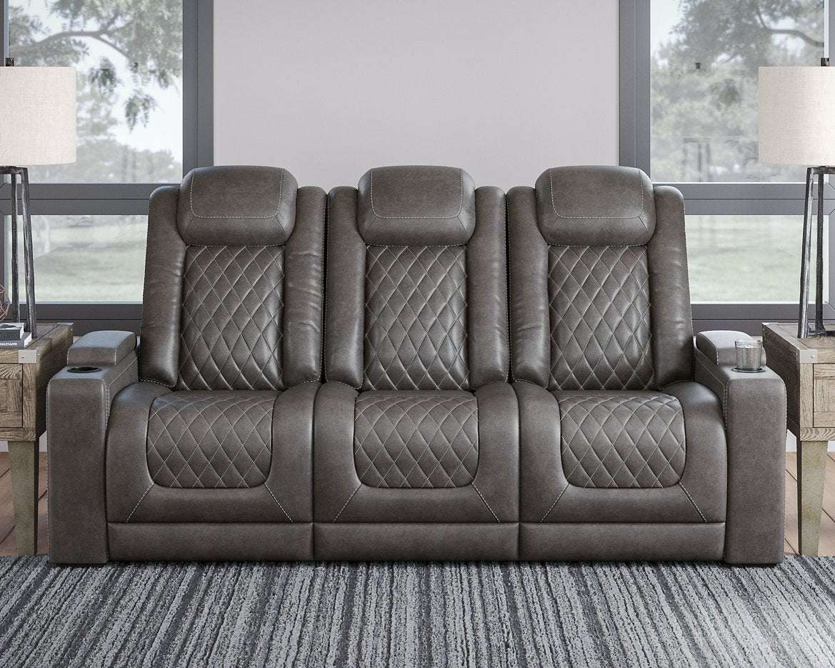 HyllMont Power Reclining Sofa Half Price Furniture