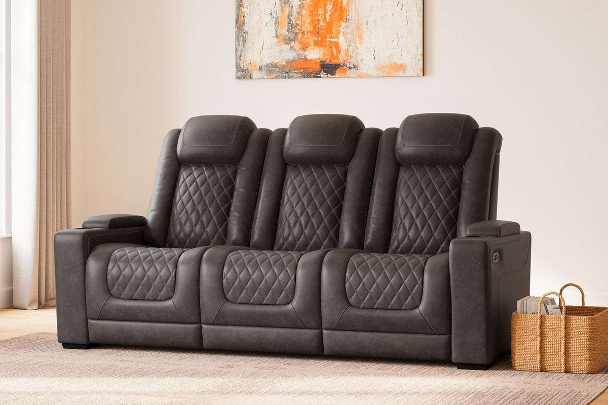 HyllMont Power Reclining Sofa Half Price Furniture