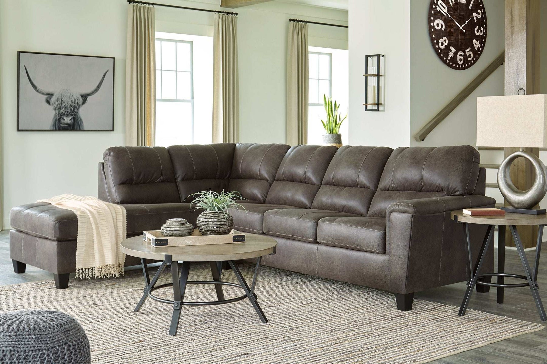 Navi 2-Piece Sleeper Sectional with Chaise - Half Price Furniture
