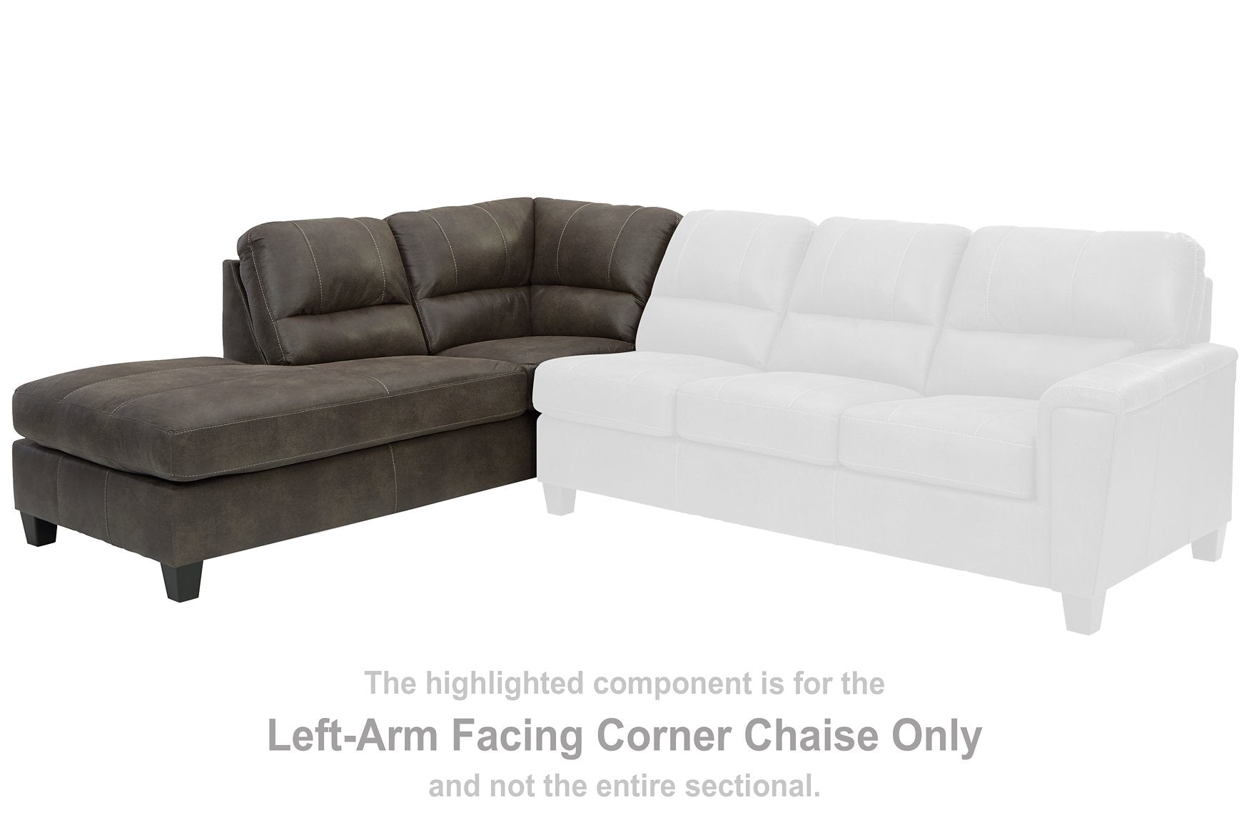 Navi 2-Piece Sleeper Sectional with Chaise - Half Price Furniture