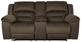 Dorman Reclining Loveseat with Console Half Price Furniture