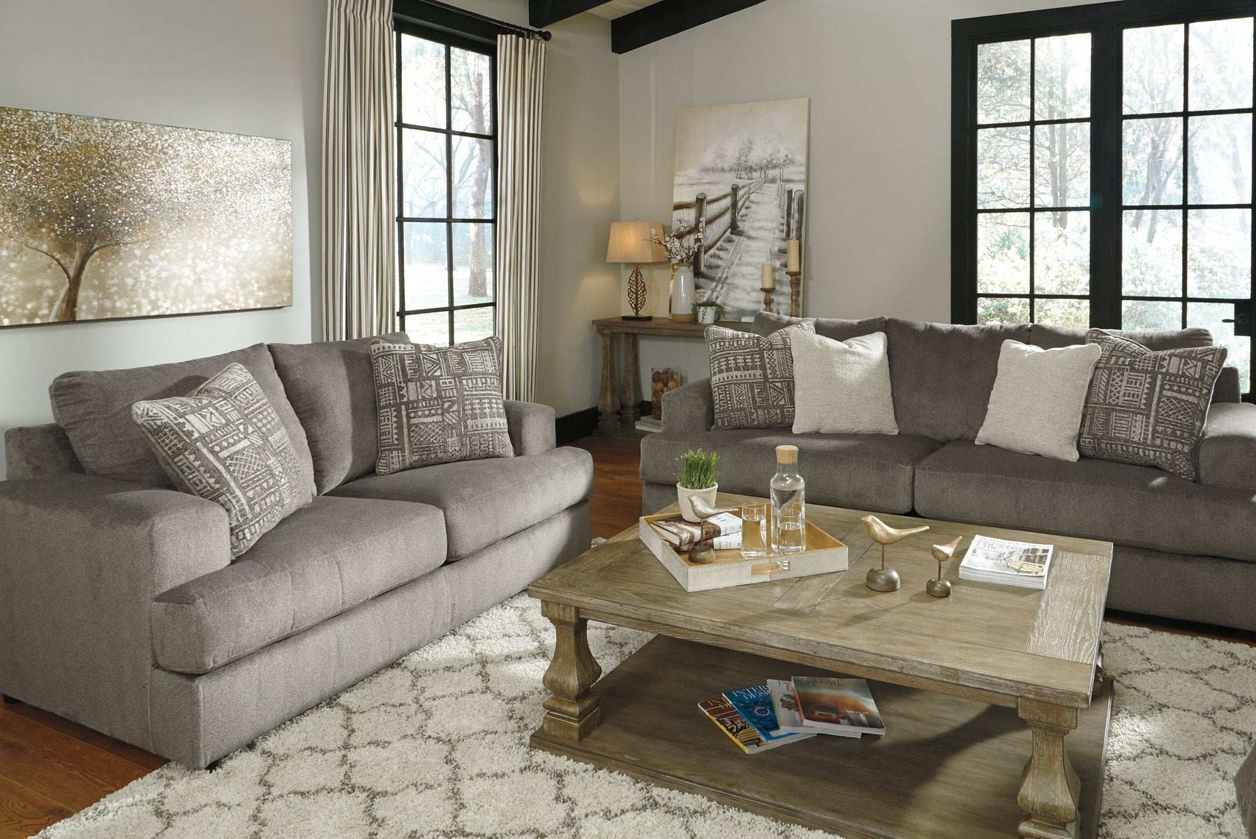 Soletren Loveseat Half Price Furniture