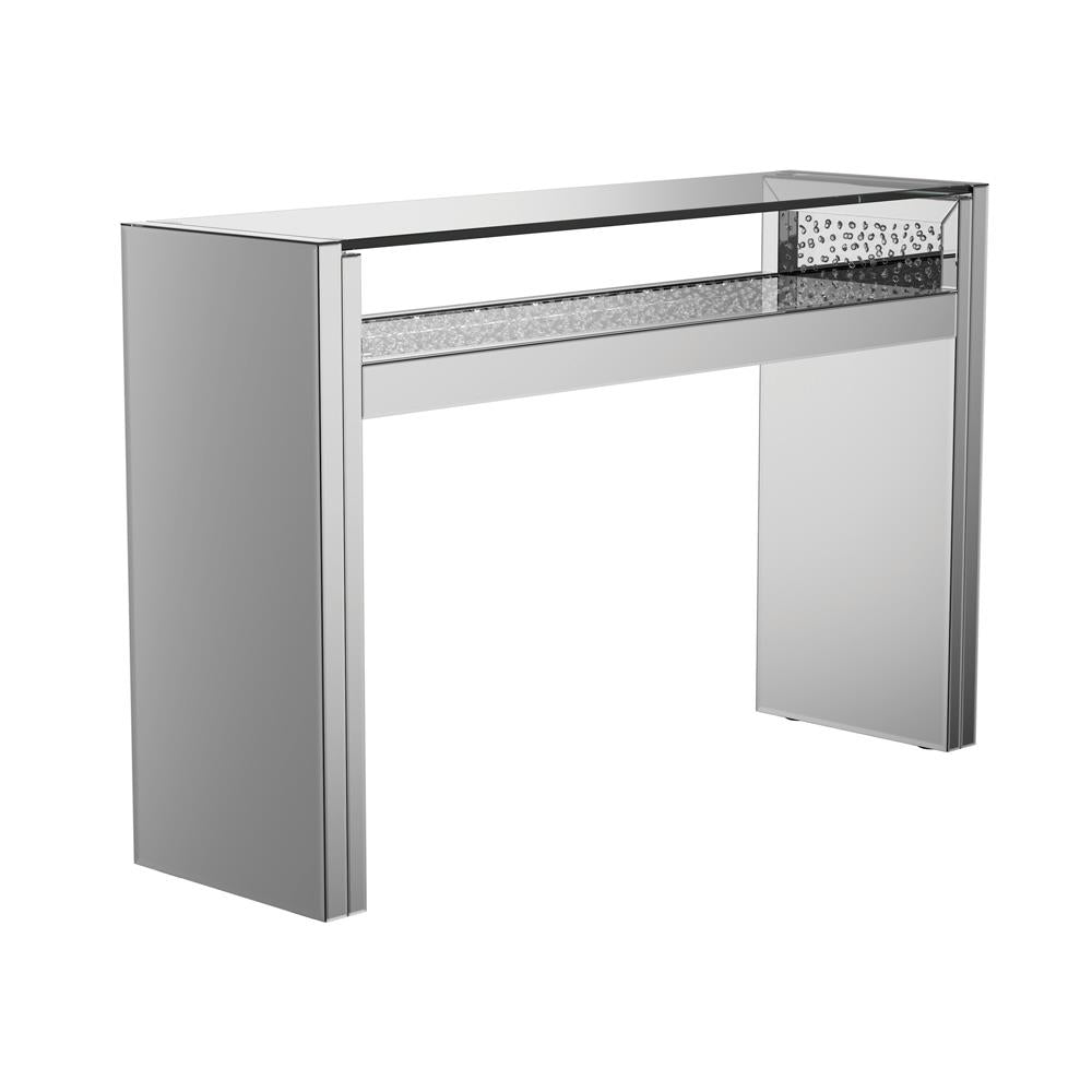 Edna 1-shelf Console Table Silver Half Price Furniture