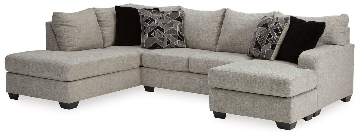 Megginson 2-Piece Sectional with Chaise Half Price Furniture