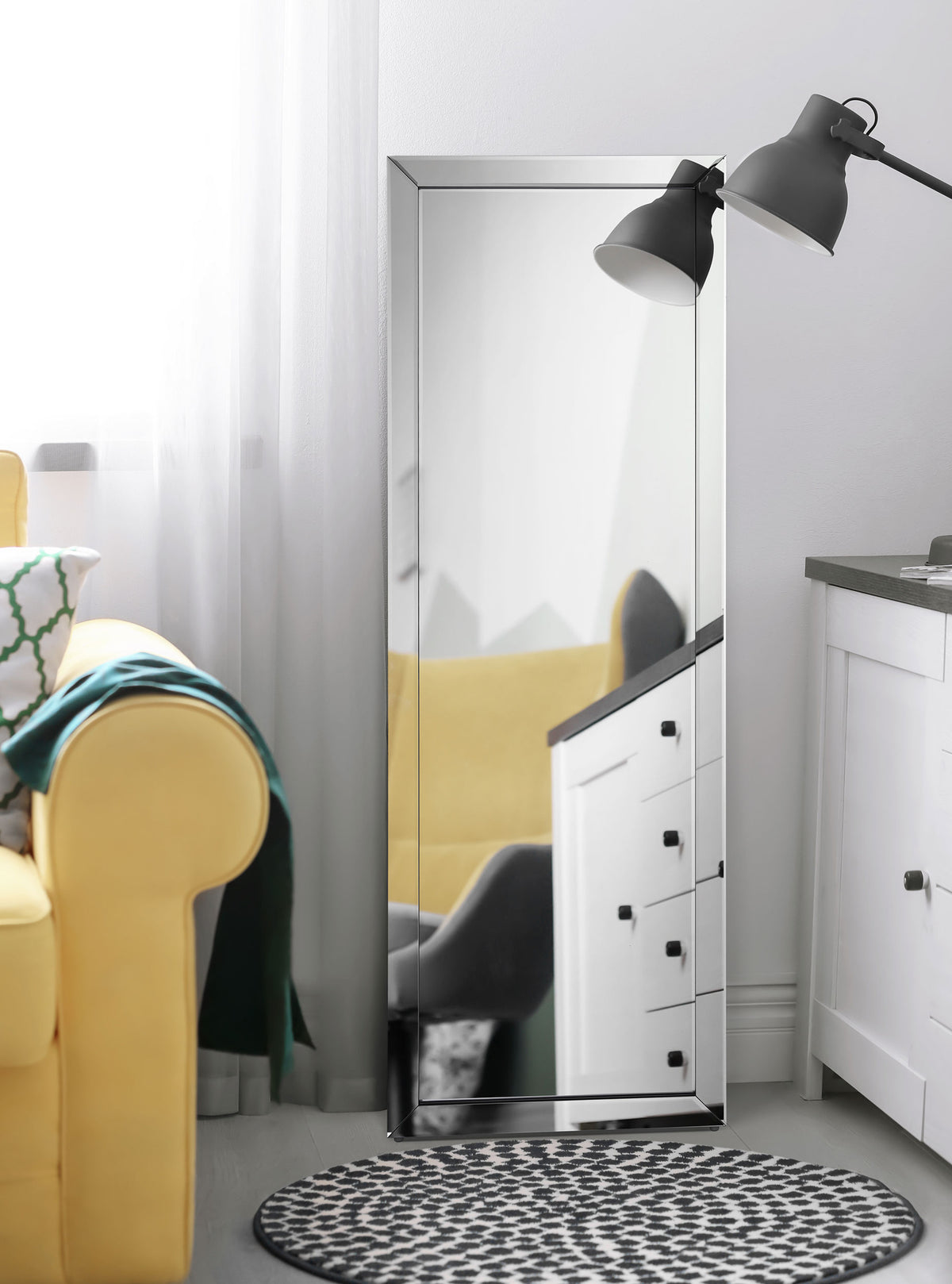Soline Rectangle Cheval Mirror Half Price Furniture