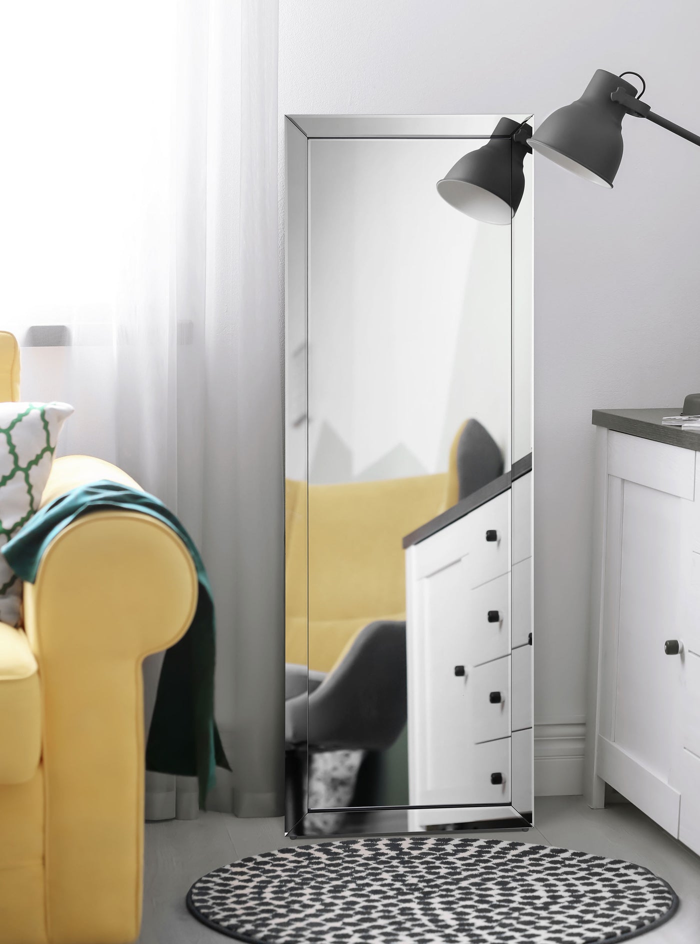 Soline Rectangle Cheval Mirror Half Price Furniture