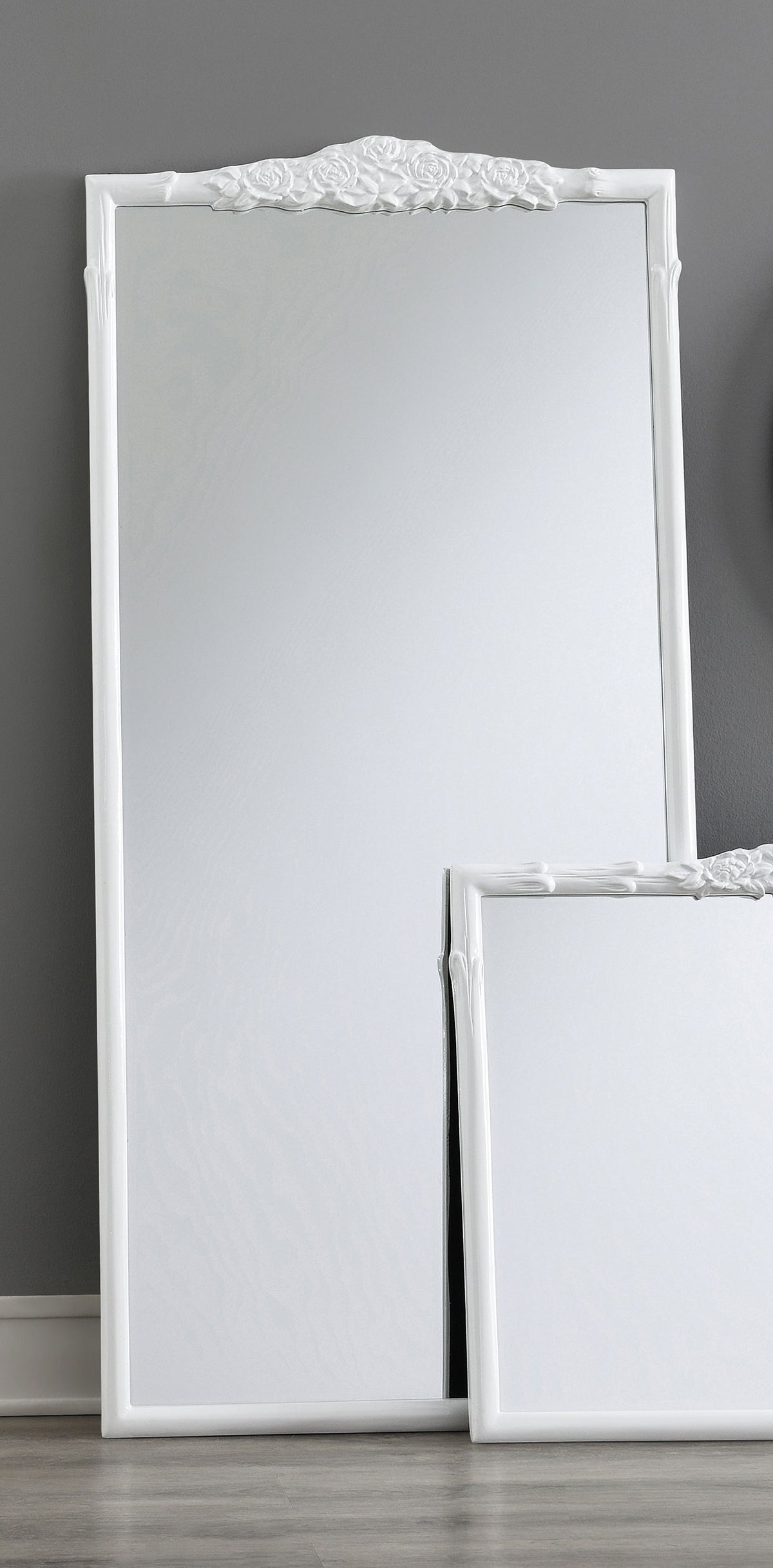 Sylvie French Provincial Rectangular Floor Mirror - Mirror - Half Price Furniture