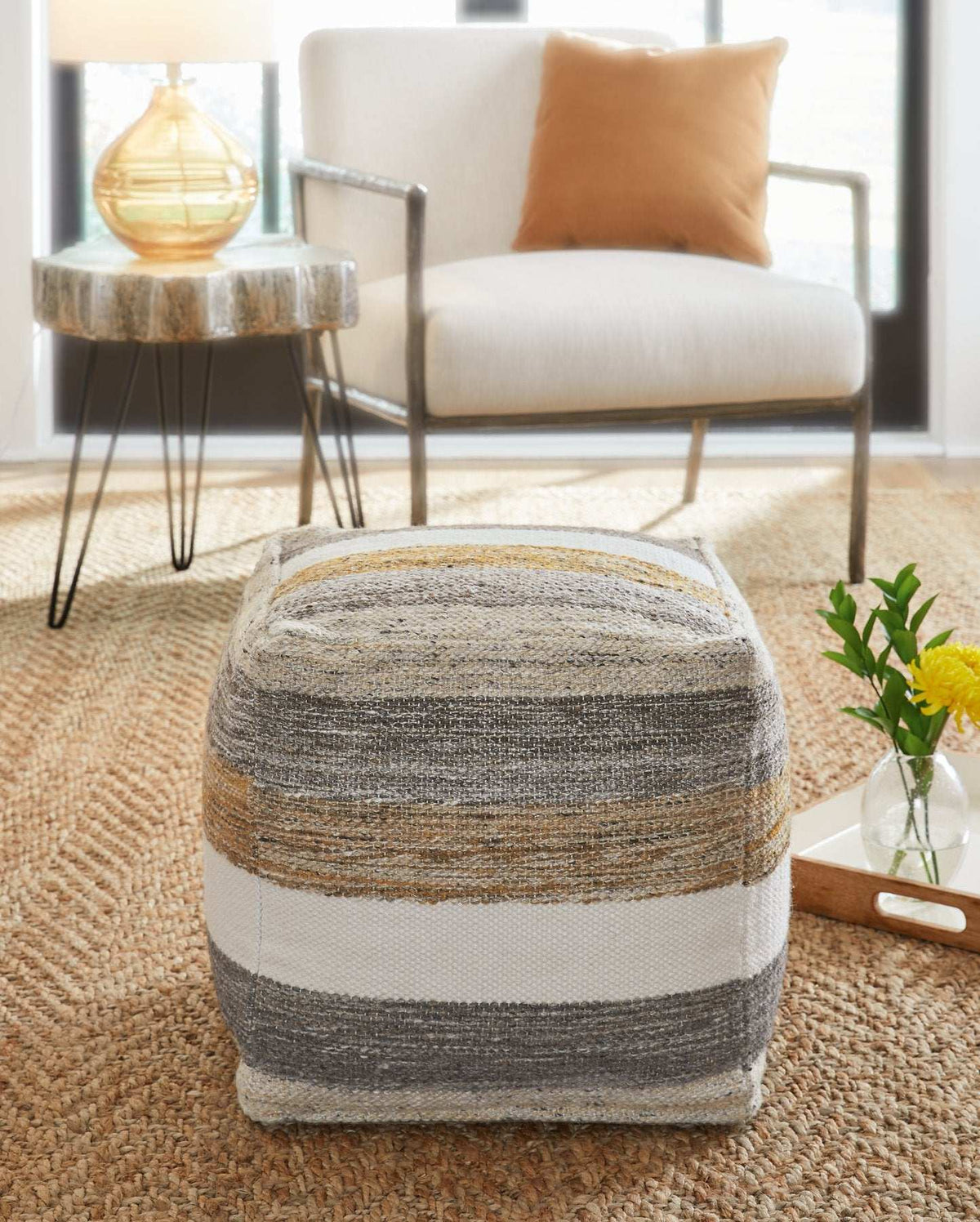 Josalind Pouf - Half Price Furniture