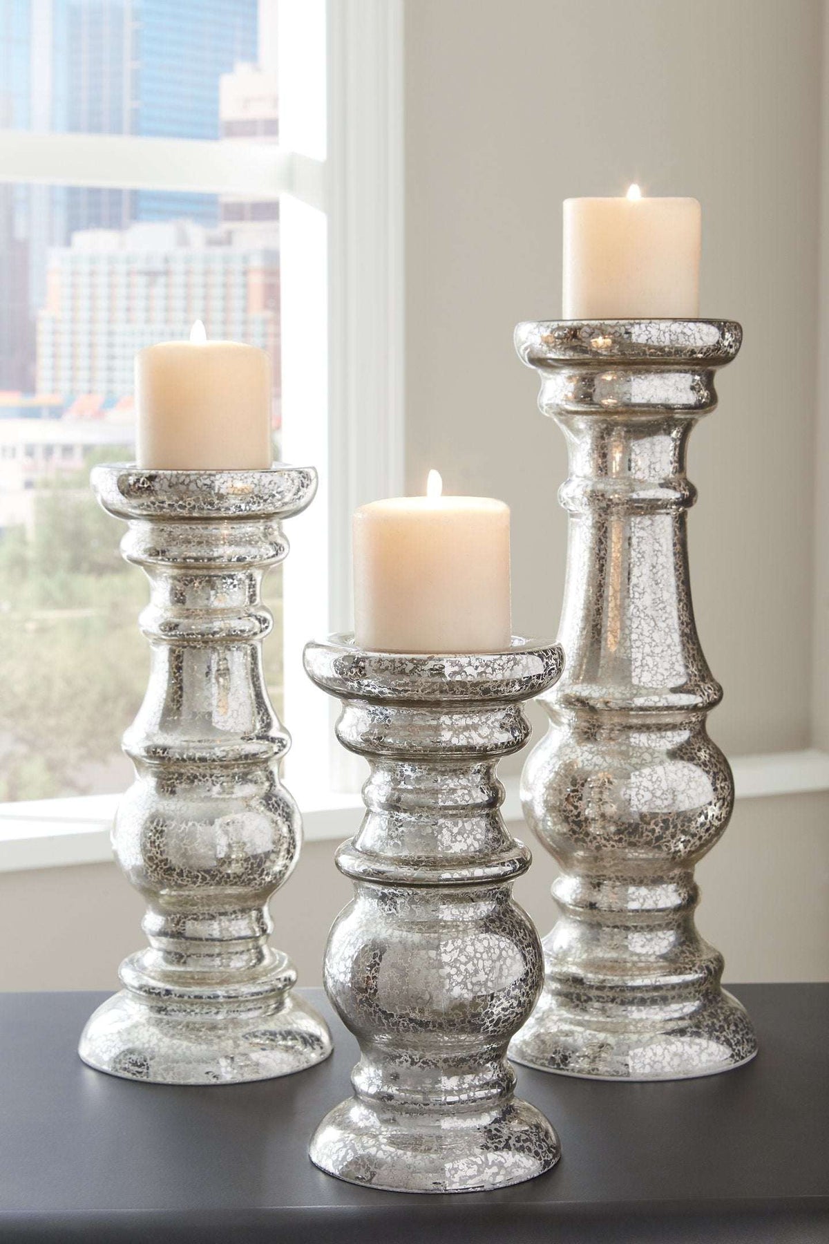 Rosario Candle Holder (Set of 3) - Half Price Furniture