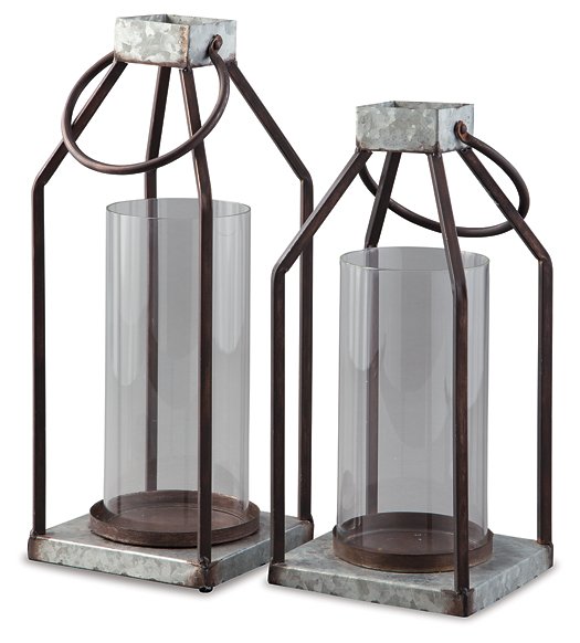 Diedrick Lantern (Set of 2)  Half Price Furniture